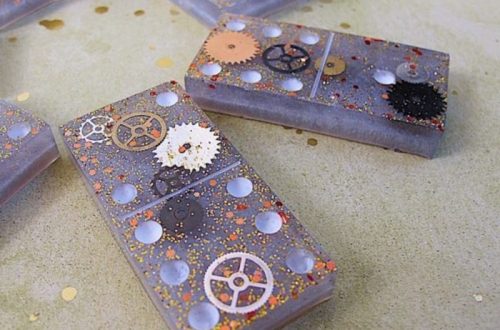 Resin dominoes